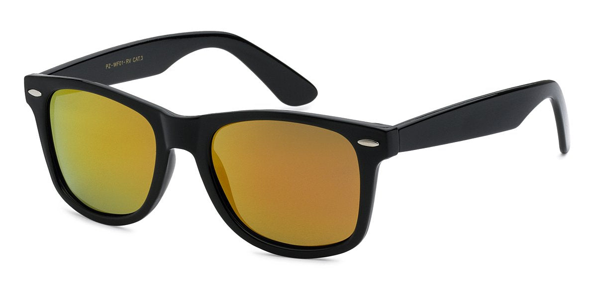 RETRO REWIND POLARIZED MIRRORED LENS SUNGLASSES