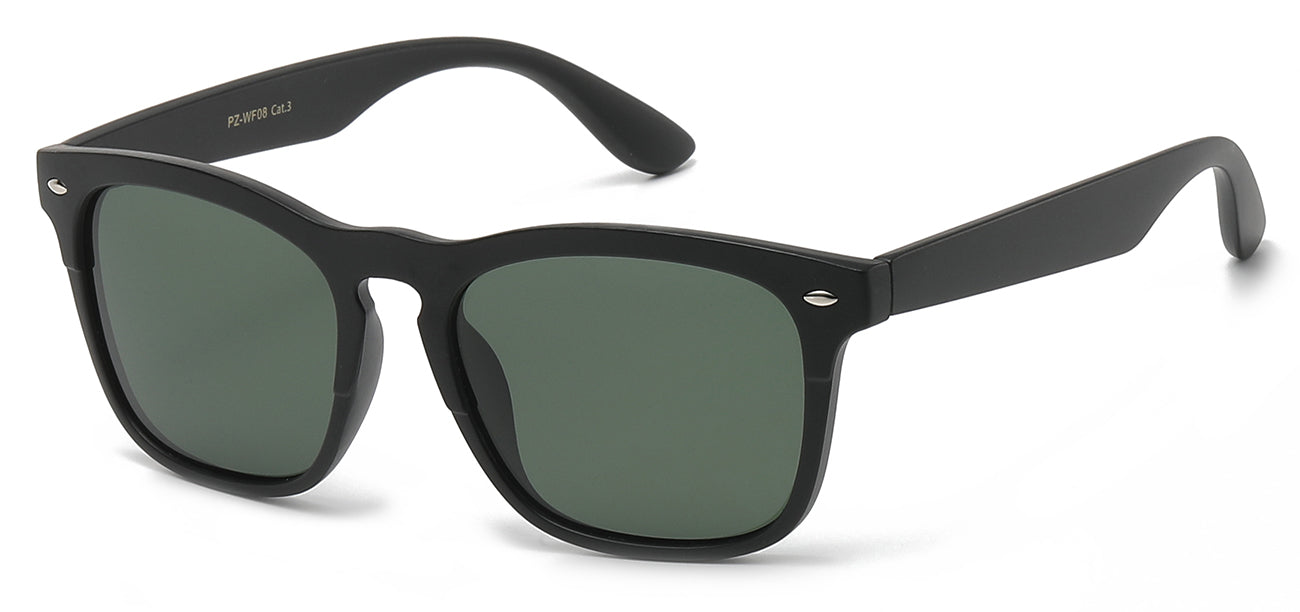 Black Mirrored Summer Shades