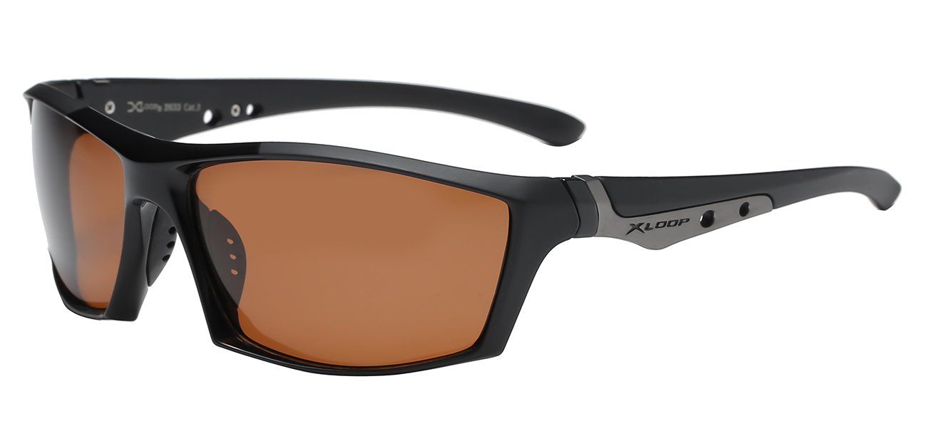 Xloop Superb Contour Polarized Wrap Sunglasses