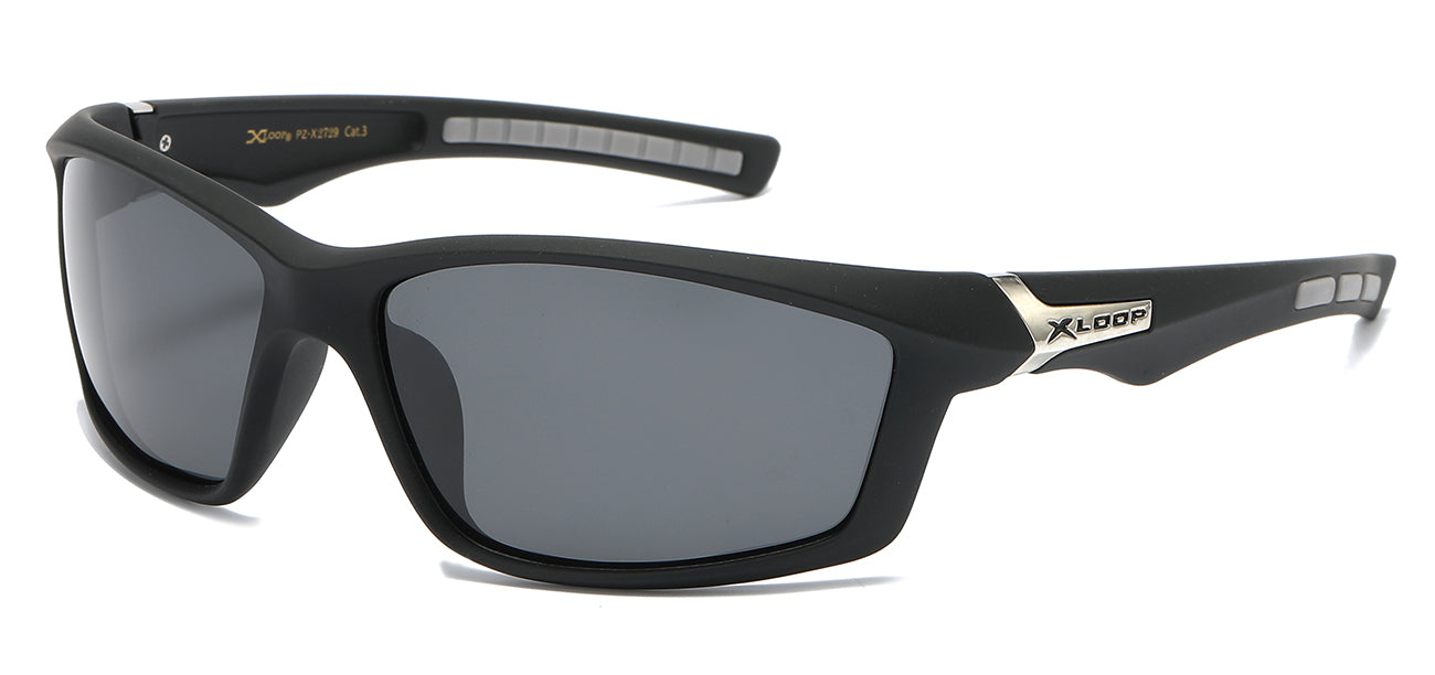 XLoop PZ-X2729 Polarized Sunglasses - Black