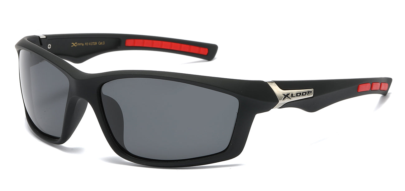 XLoop PZ-X2729 Polarized Sunglasses - Black