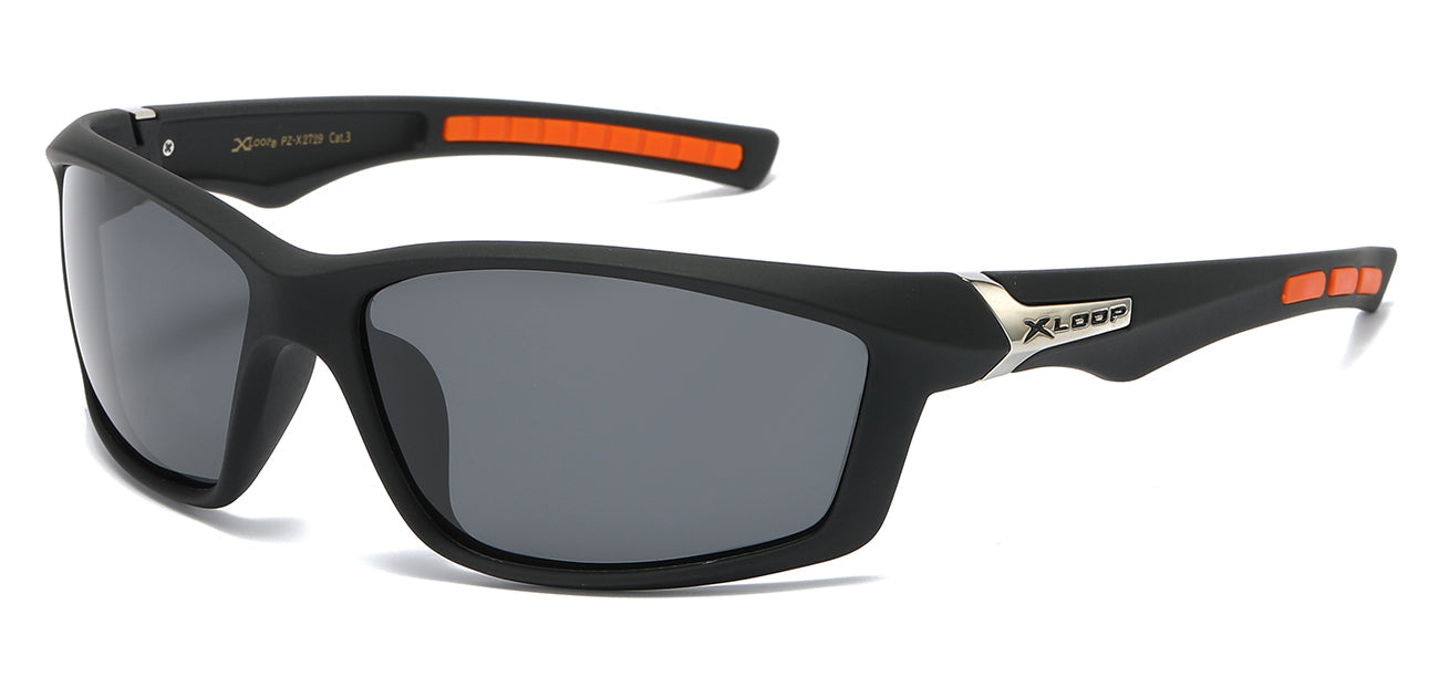 XLoop PZ-X2729 Polarized Sunglasses - Black