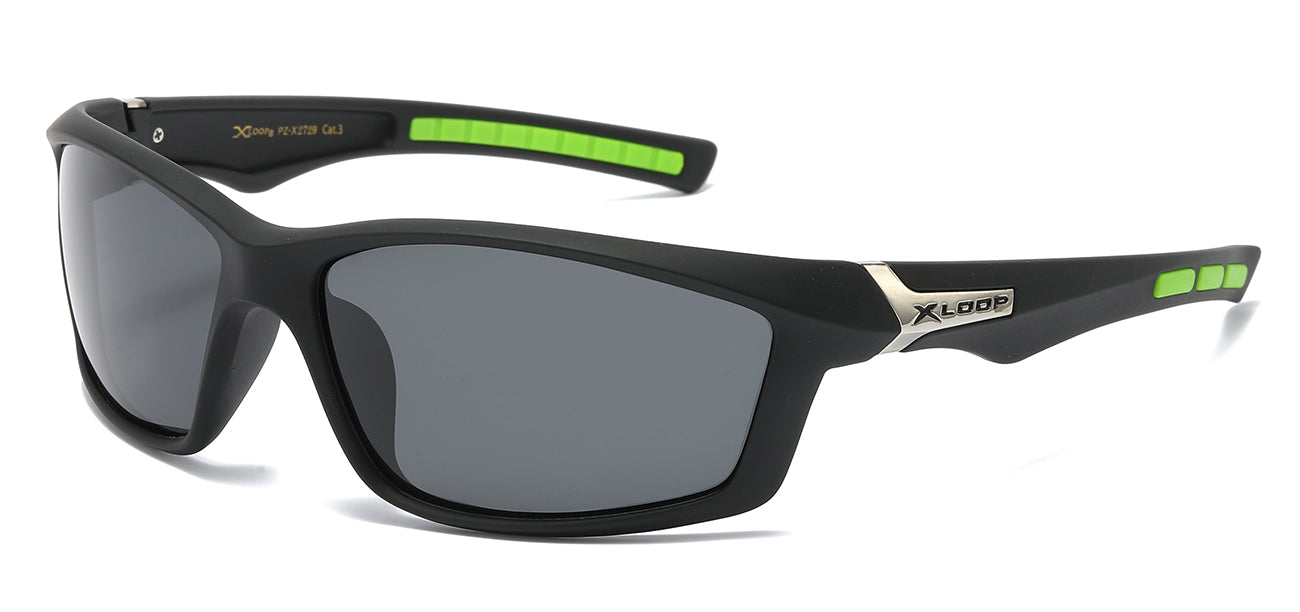 XLoop PZ-X2729 Polarized Sunglasses - Black