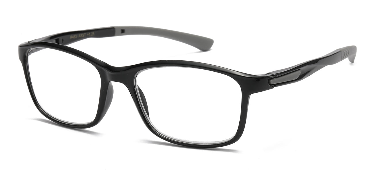 Chic Square Reading Glasses R463-ASST