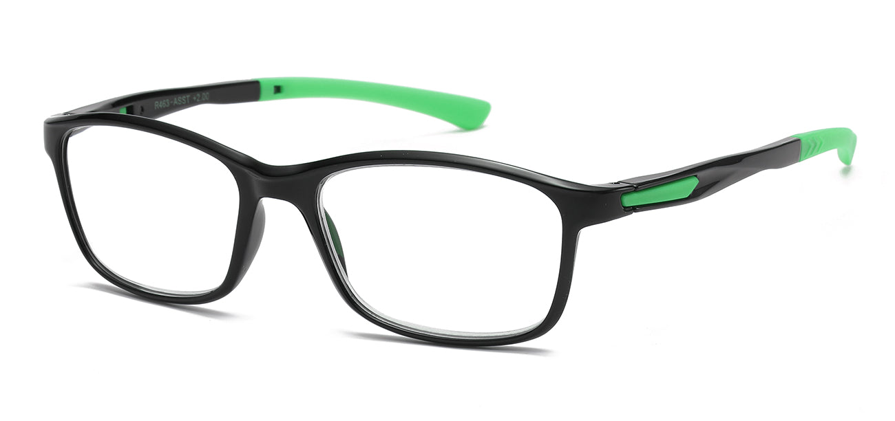 Chic Square Reading Glasses R463-ASST