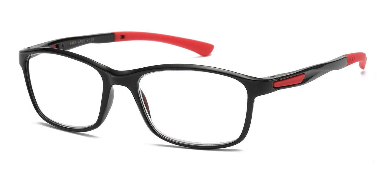 Chic Square Reading Glasses R463-ASST