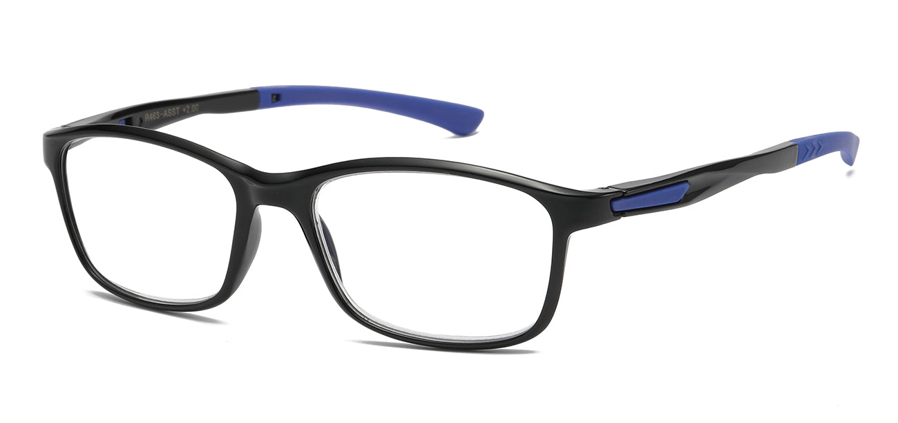 Chic Square Reading Glasses R463-ASST