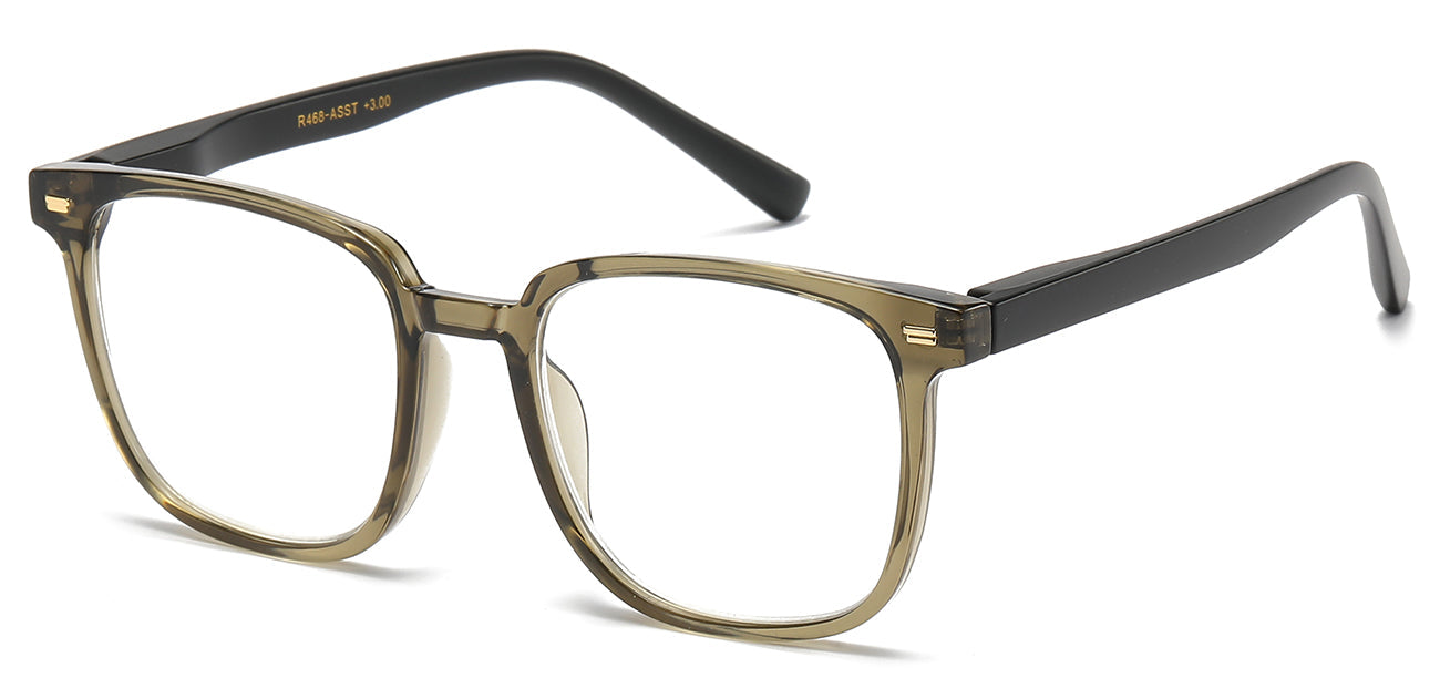 Chic Color-Accented Reading Glasses R468