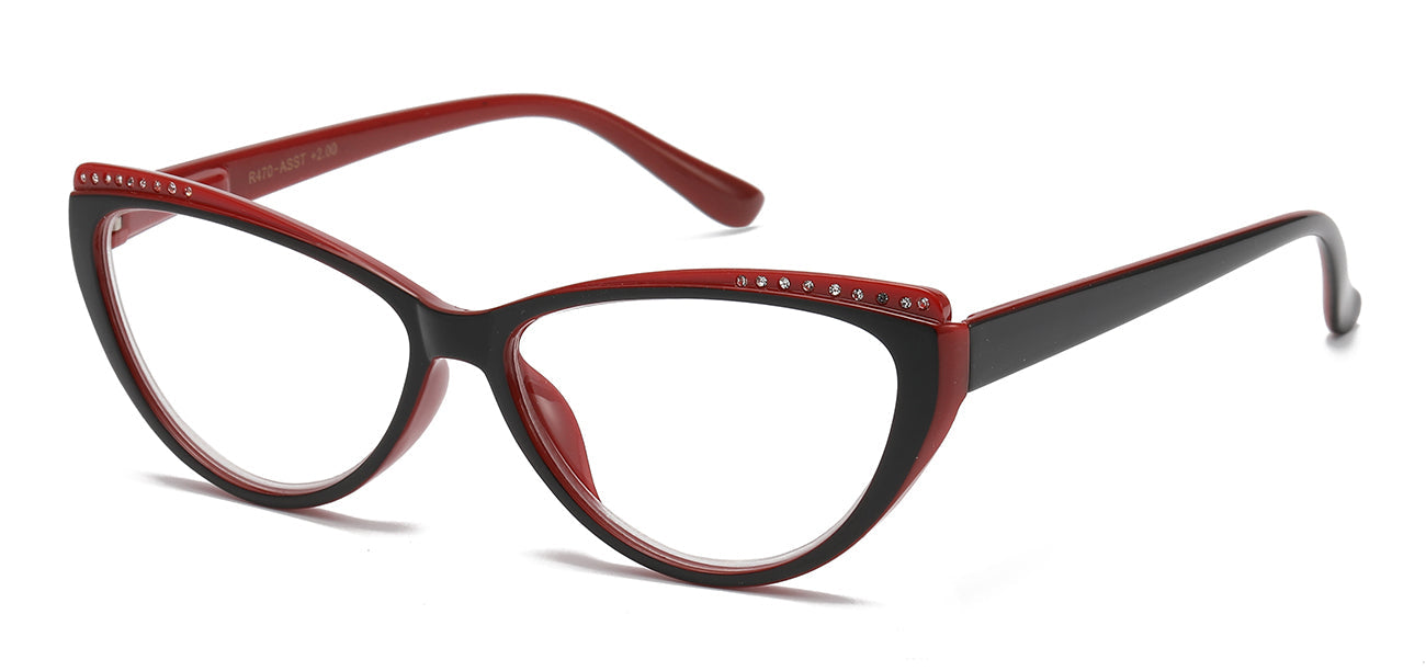 Chic Cateye Reading Glasses R470-ASST