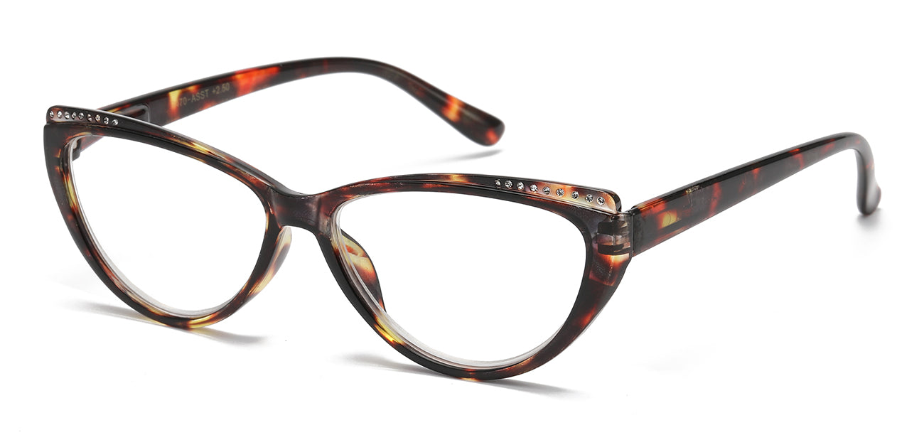 Chic Cateye Reading Glasses R470-ASST