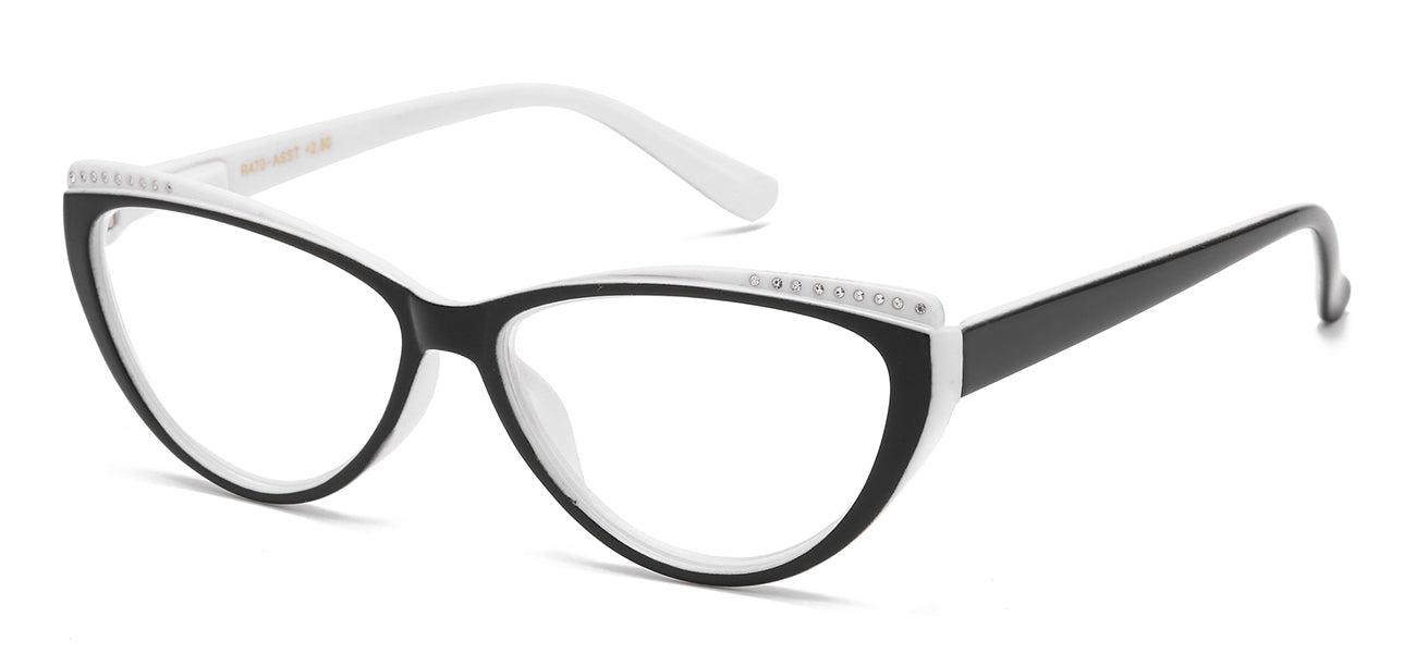 Chic Cateye Reading Glasses R470-ASST