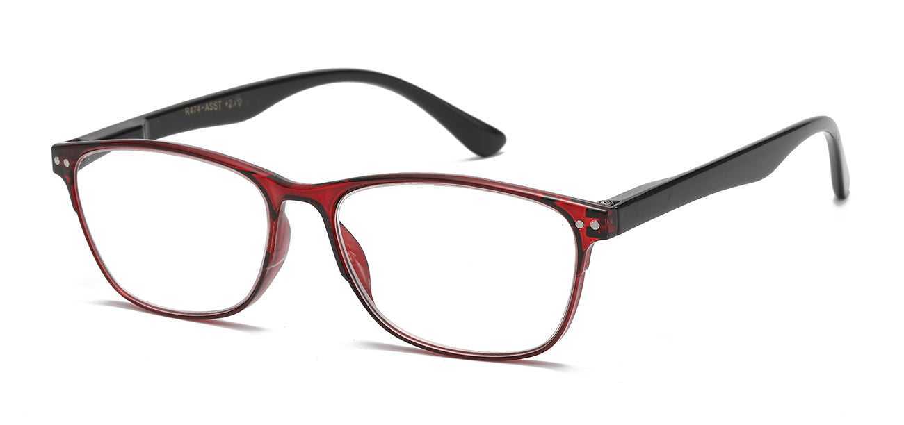 Chic Square Polymer Reading Glasses