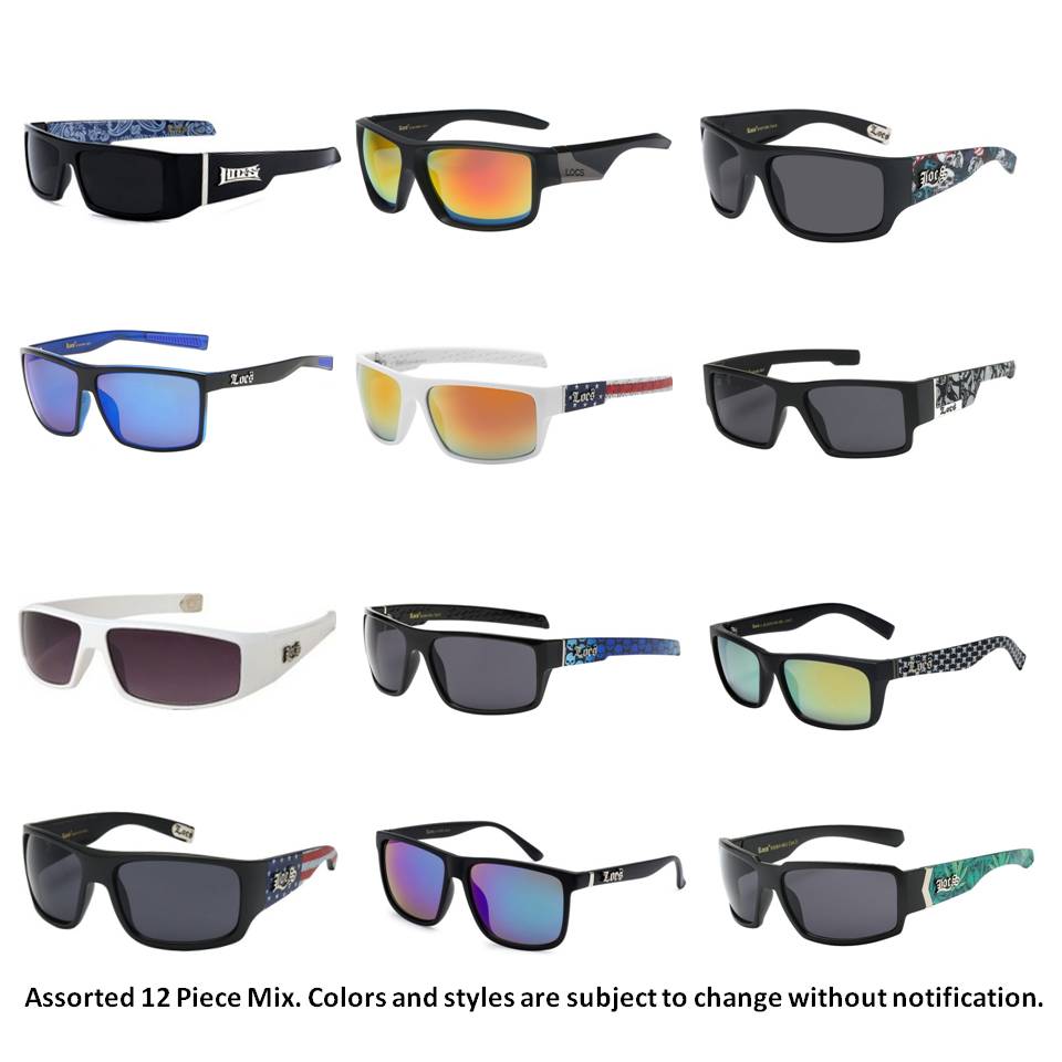 Locs Sunglasses - 36 Pieces Assortment