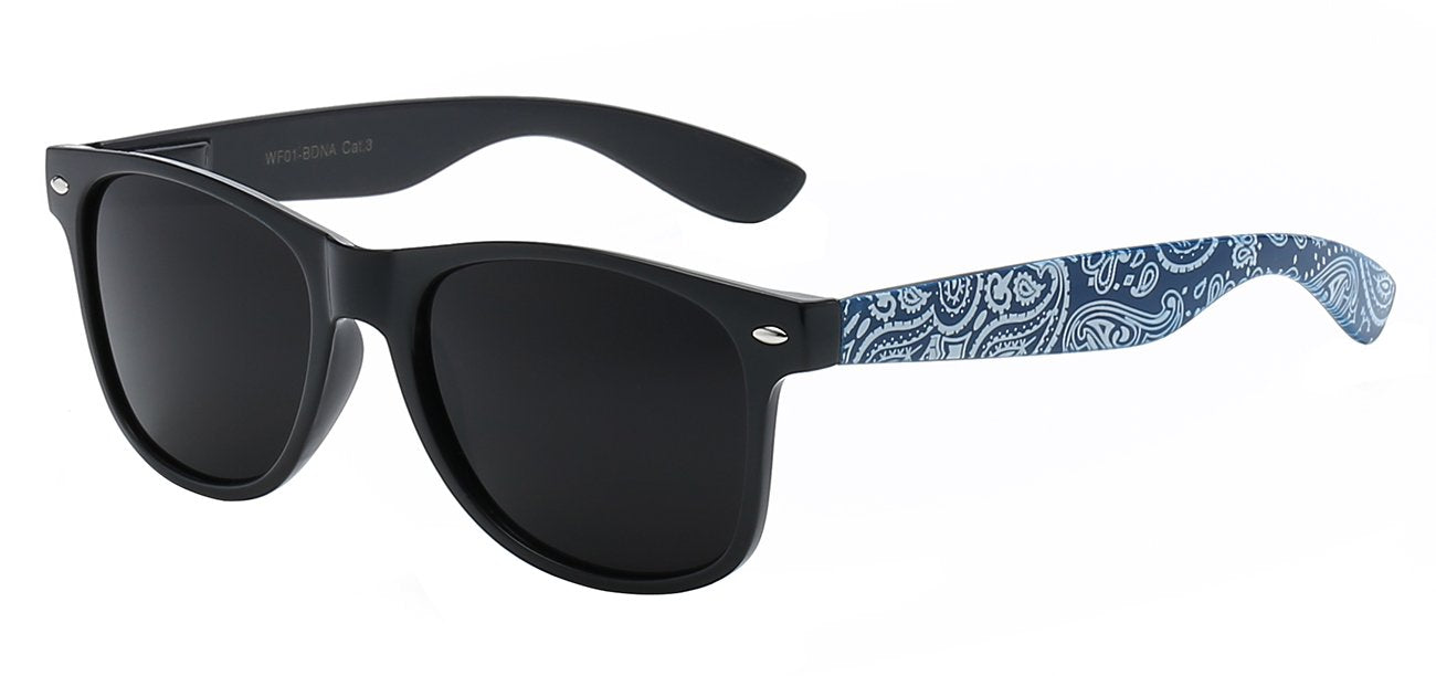 RETRO REWIND BANDANA PRINT SUNGLASSES