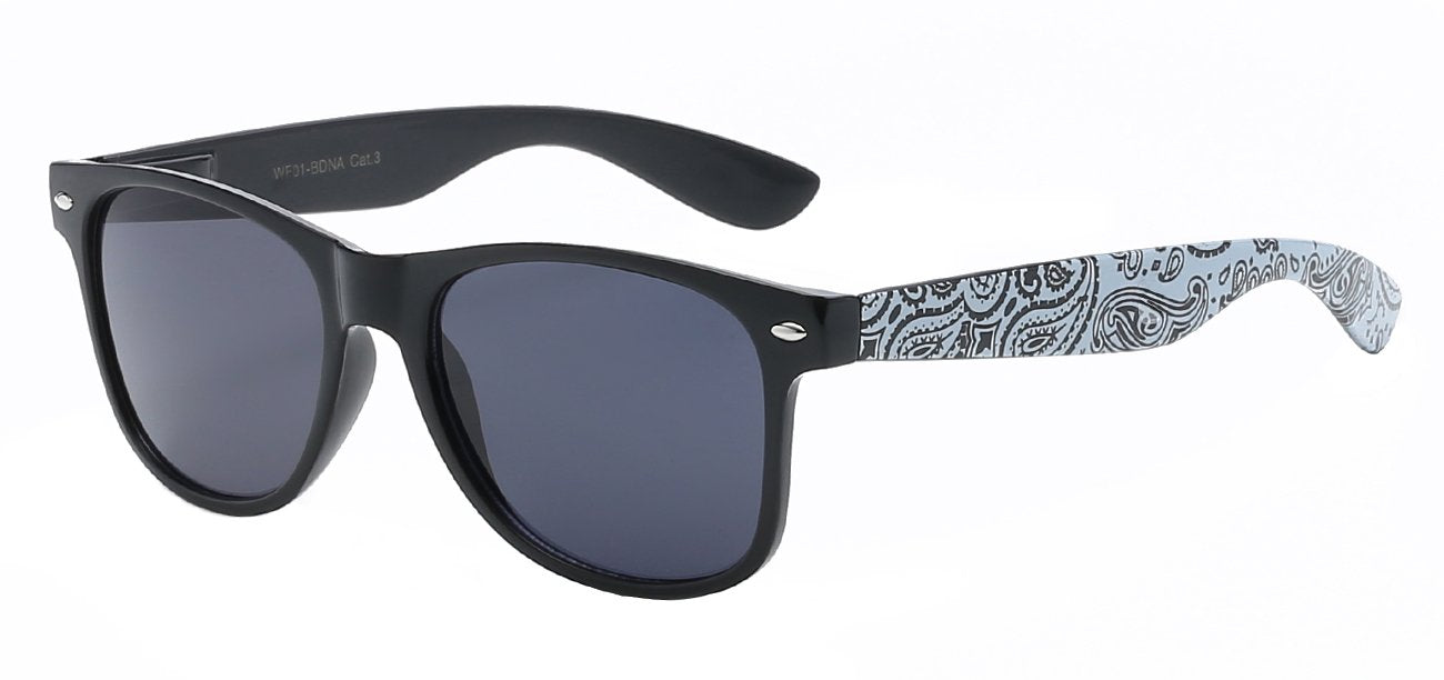 RETRO REWIND BANDANA PRINT SUNGLASSES