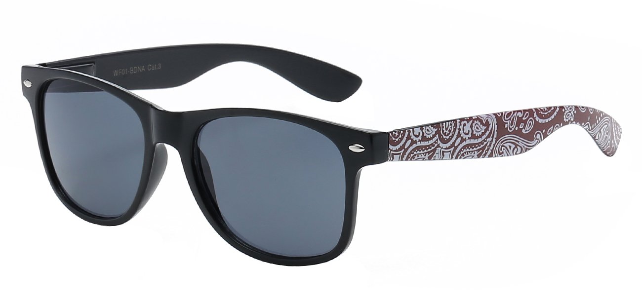 RETRO REWIND BANDANA PRINT SUNGLASSES