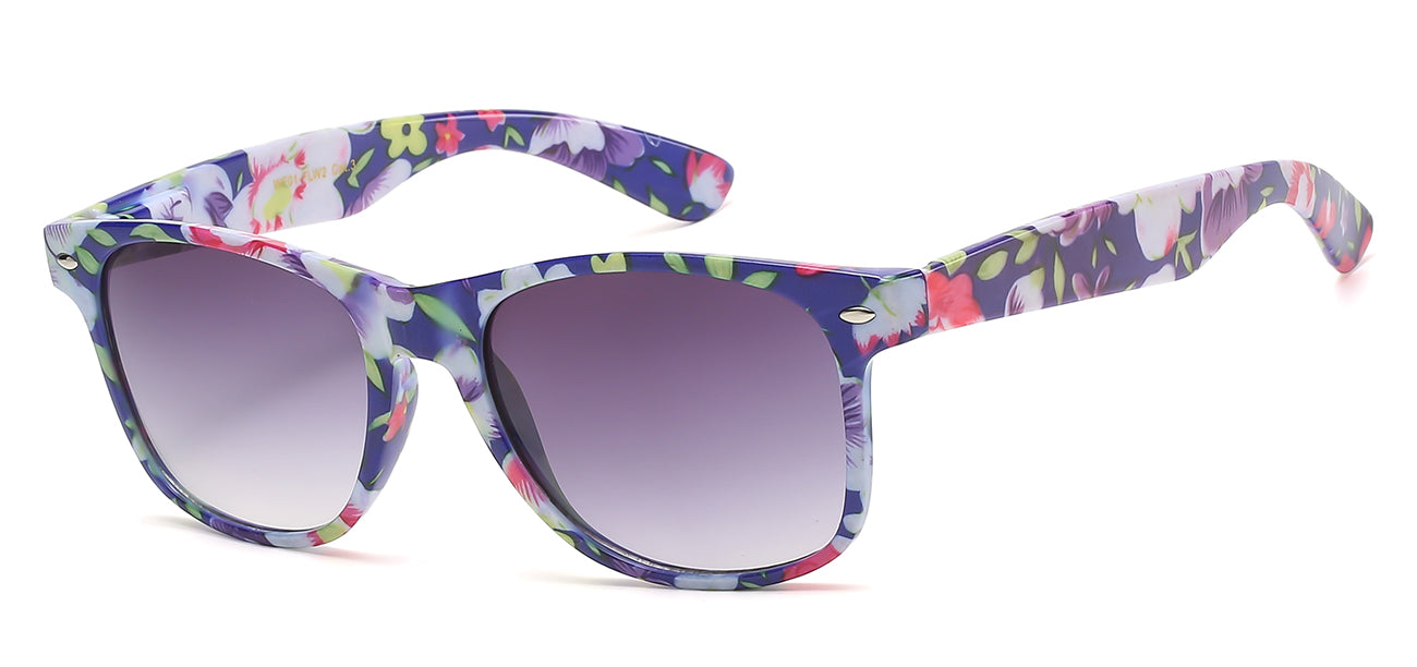 Retro Floral Sunglasses - Fun & Feminine Style