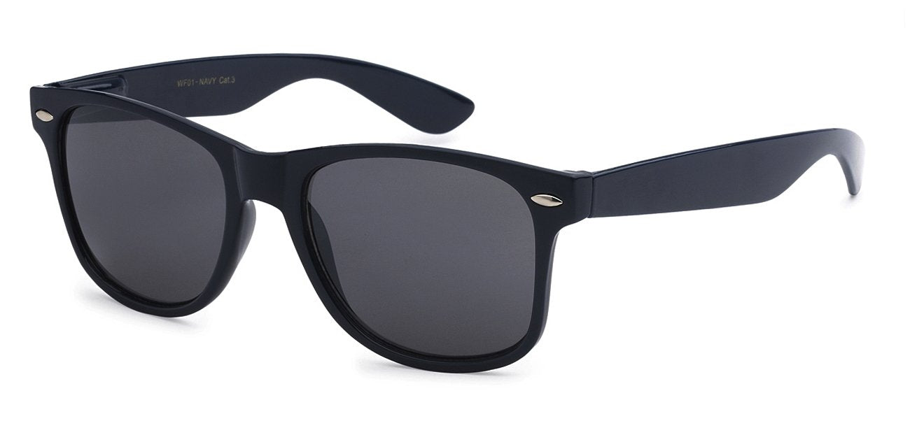 RETRO REWIND NAVY DARK BLUE SUNGLASSES