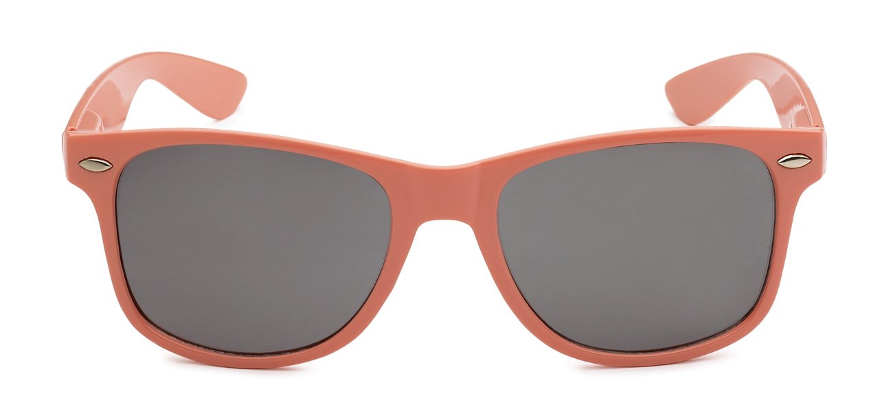 RETRO REWIND PEACH UNISEX SUNGLASSES