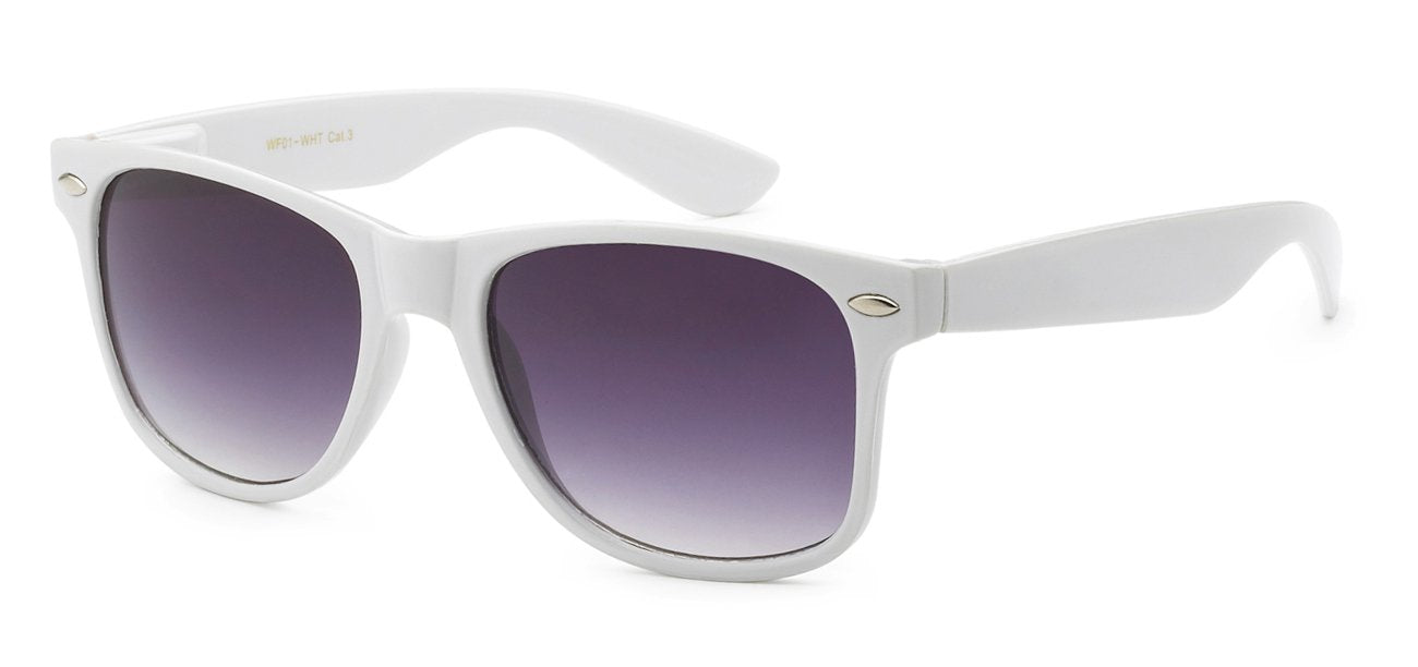 RETRO REWIND WF01-WHT (WHITE) UNISEX SUNGLASSES