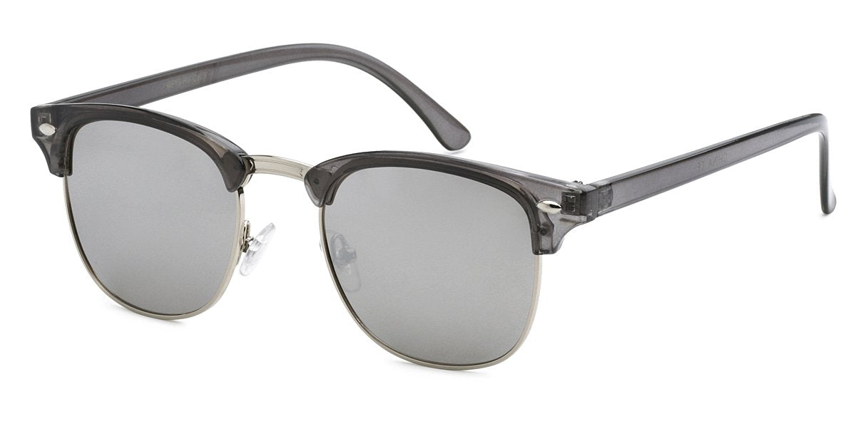 Retro Classic Soho Casual Frame with Color Mirror Lens