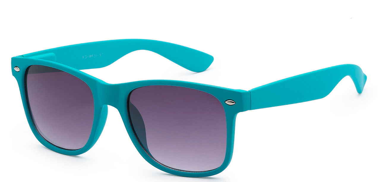 Neon Orange Retro Rewind Sunglasses - Dark Tinted Lens