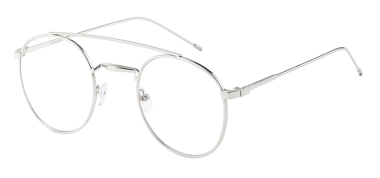 NERD EYEWEAR CHIC ACCESSORY CLEAR LENS SUNGLASSES