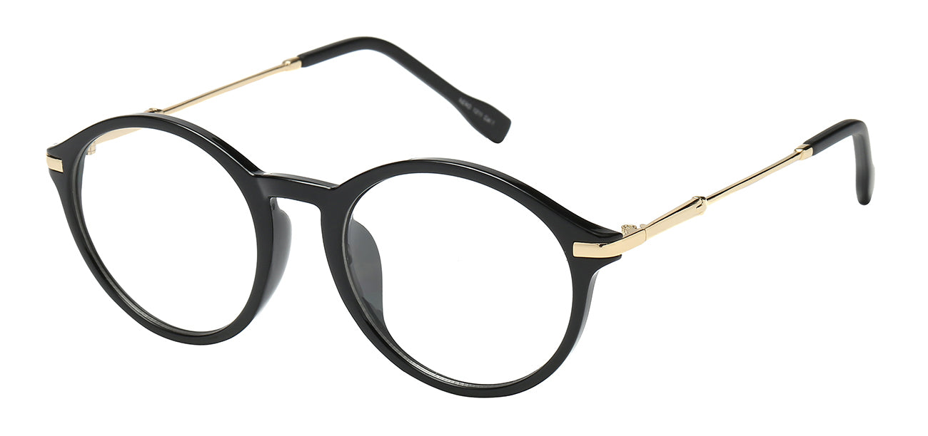 NERD EYEWEAR TRENDING RETRO ROUND HYBRID GLASSES