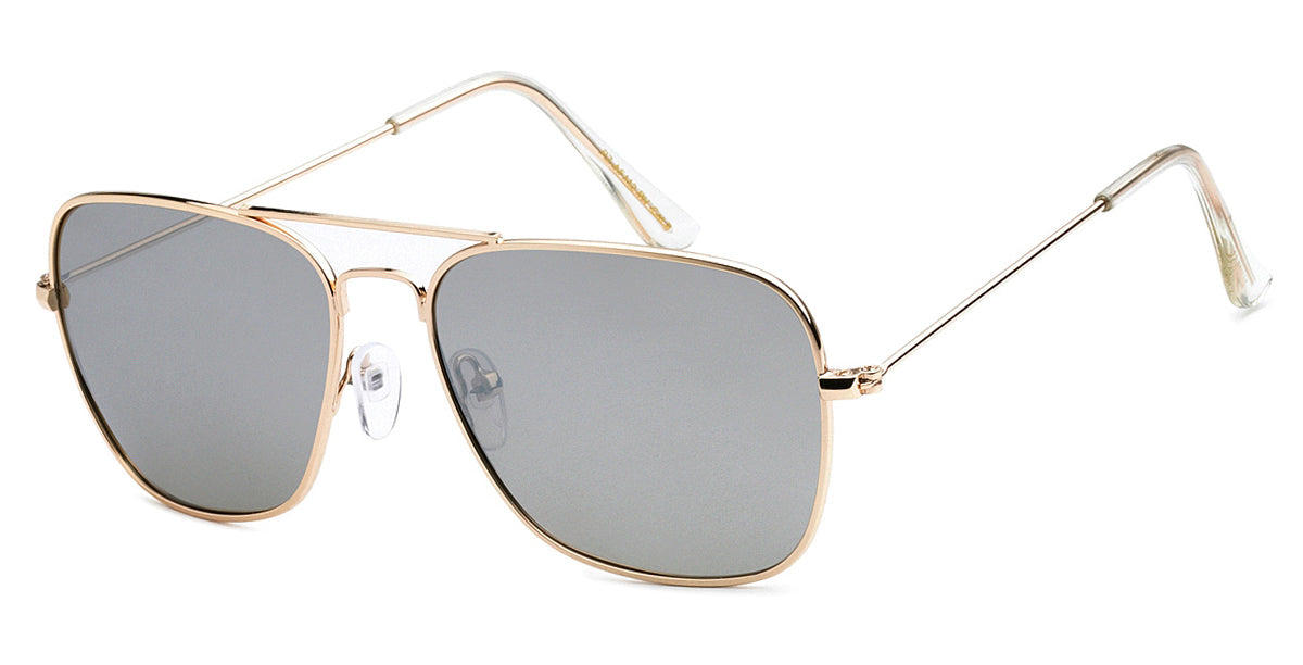 Polarized Aviator Color Mirror Sunglasses