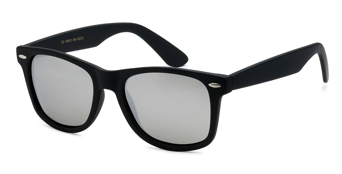 RETRO REWIND POLARIZED MIRRORED LENS SUNGLASSES