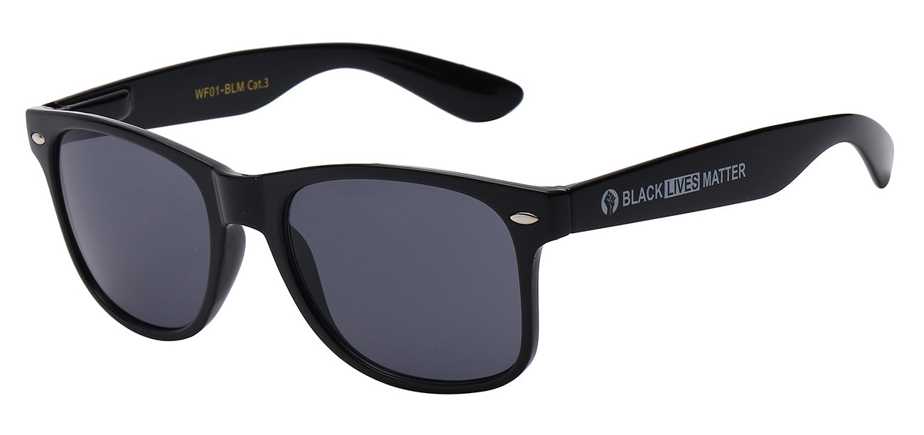 Retro Rewind Classic Black Sunglasses