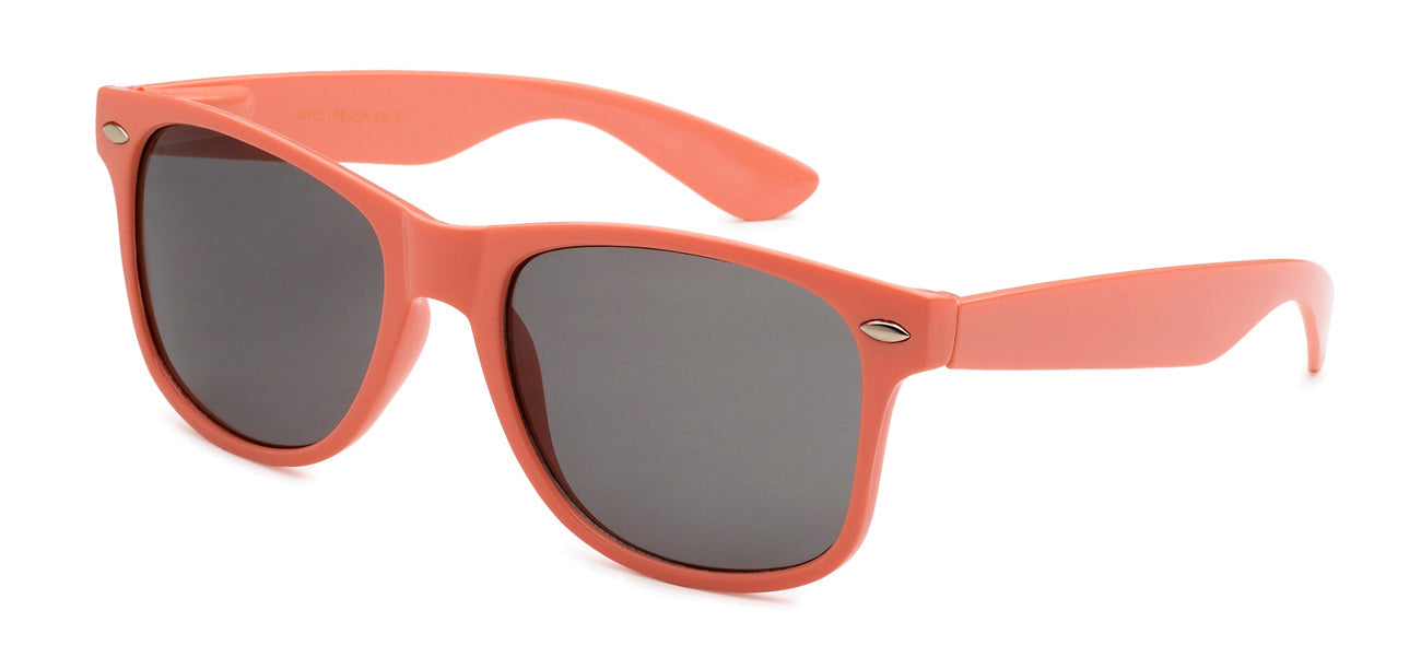 RETRO REWIND PEACH UNISEX SUNGLASSES