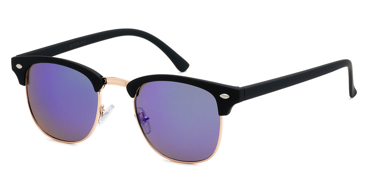 Retro Classic Soho Casual Frame with Color Mirror Lens