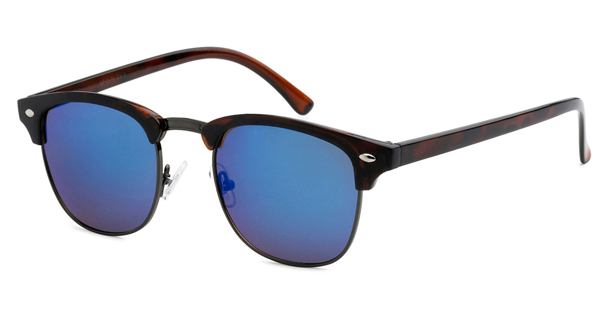 Retro Classic Soho Casual Frame with Color Mirror Lens