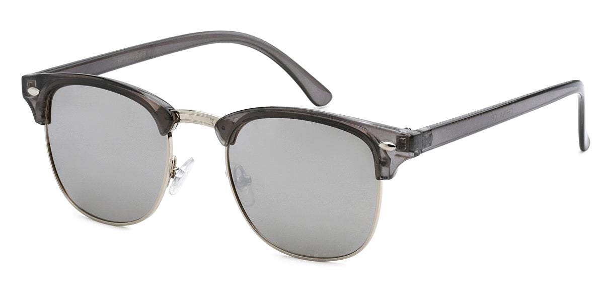 Retro Classic Soho Casual Frame with Color Mirror Lens